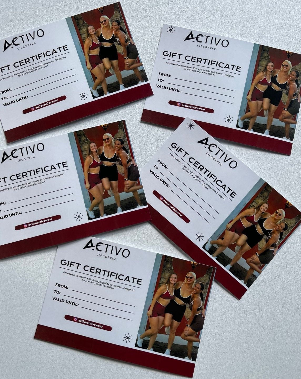 Activo Activewear Gift Card