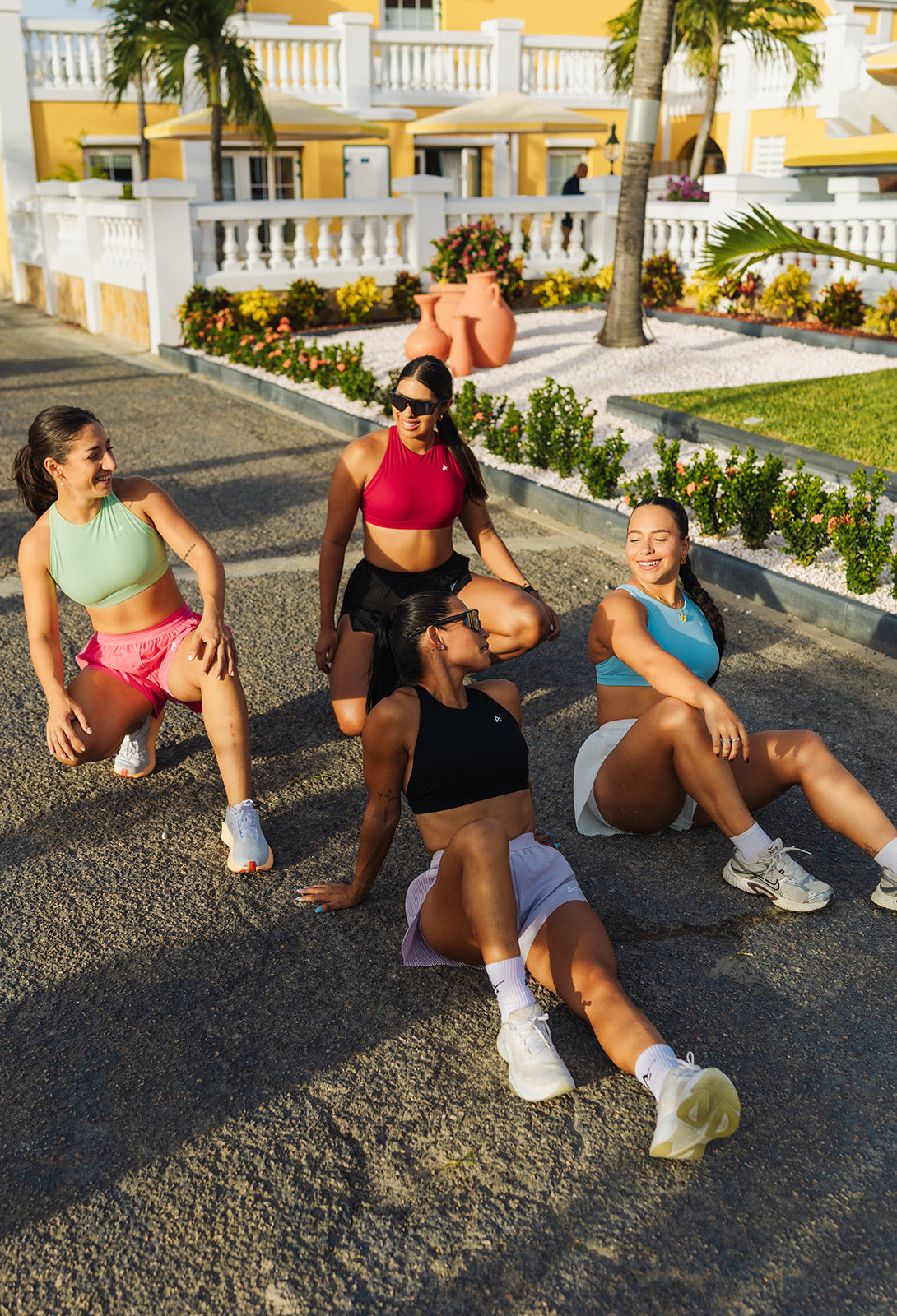 Hybrid sport bra