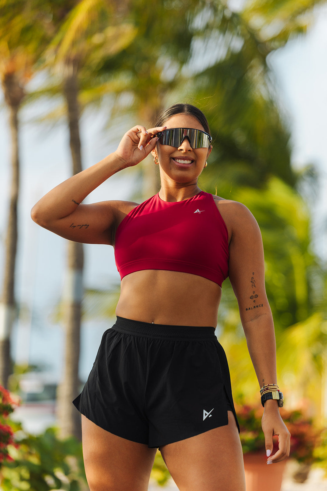 Hybrid sport bra