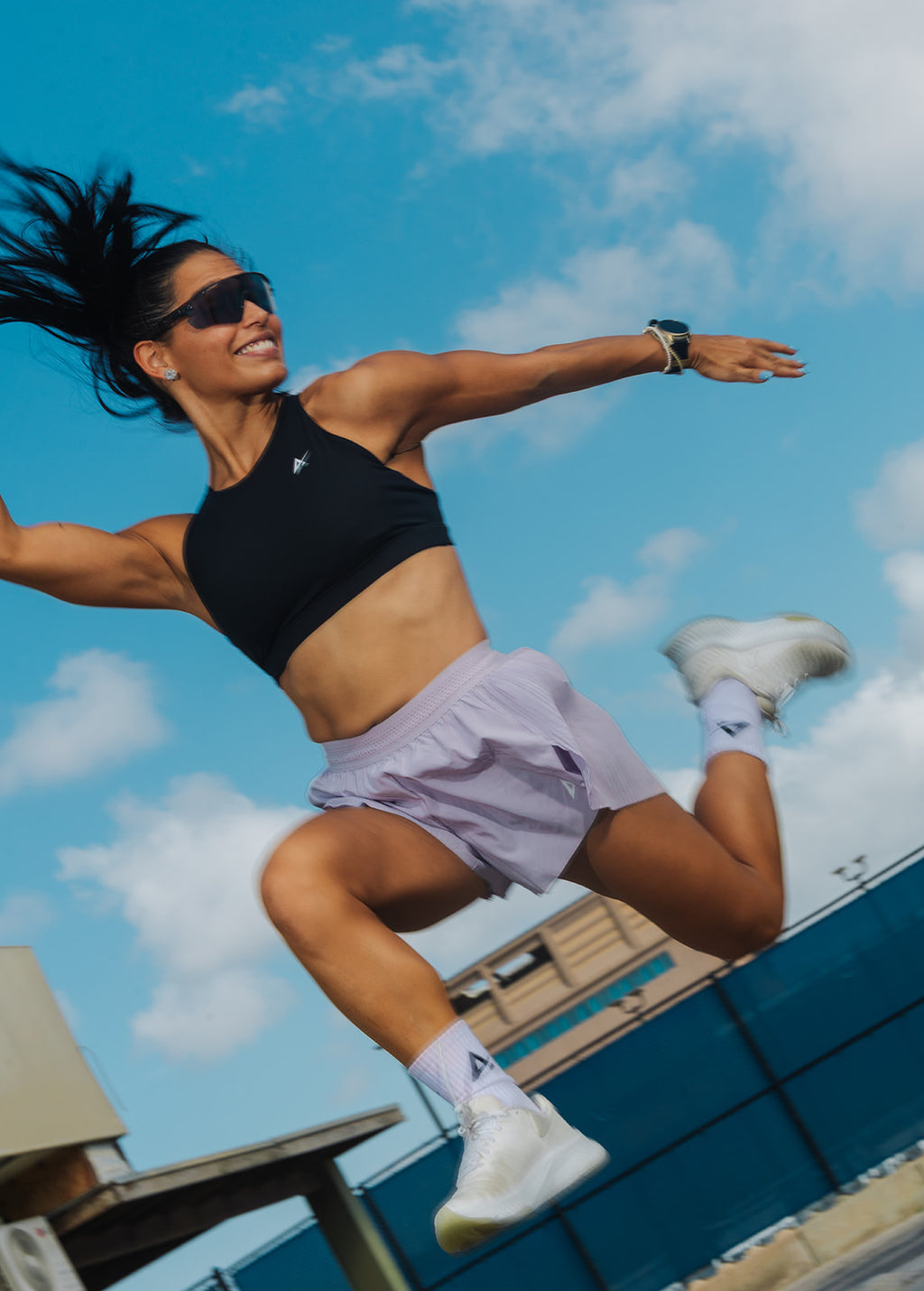 Hybrid sport bra