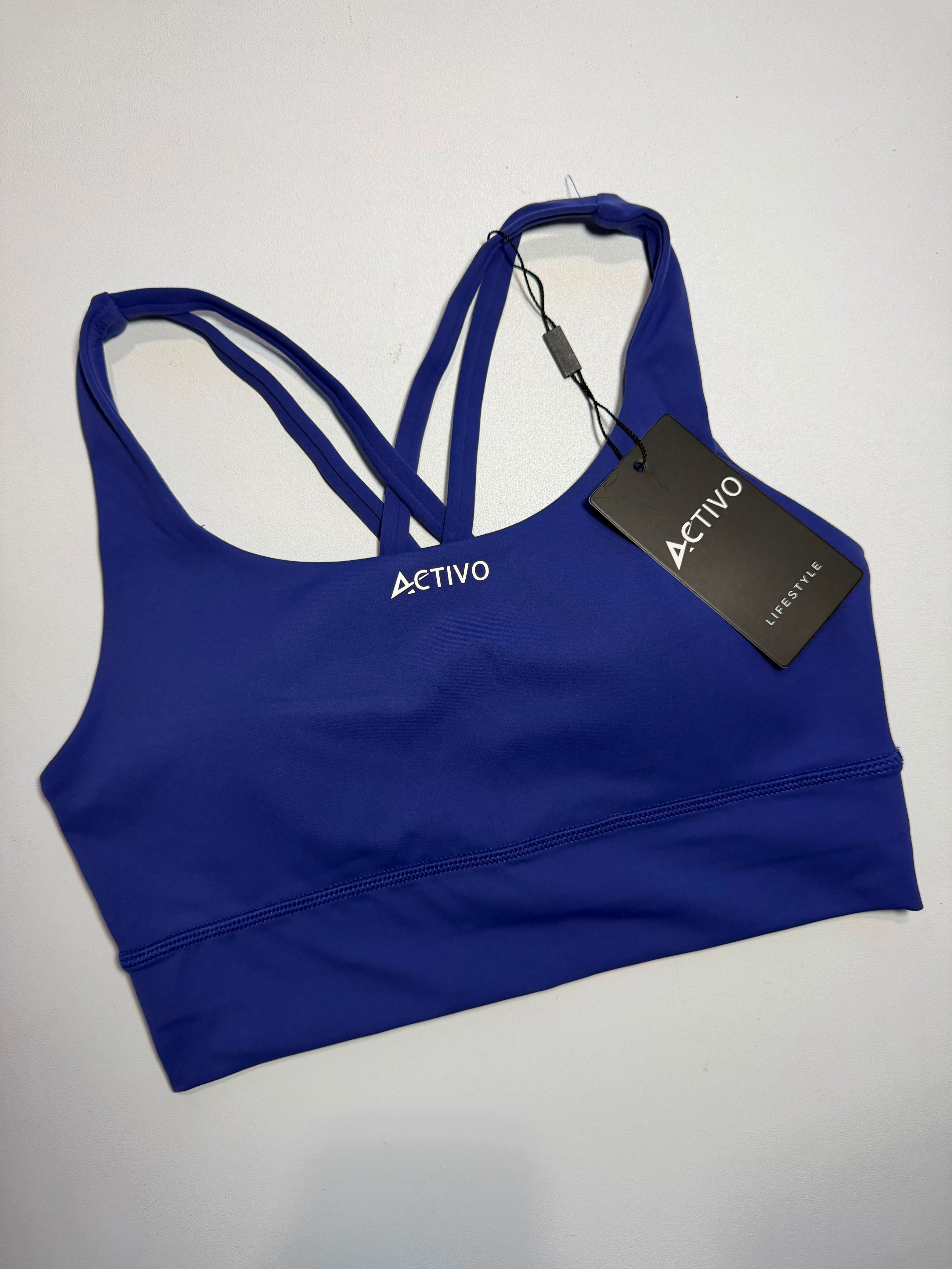 Cross back sport bra