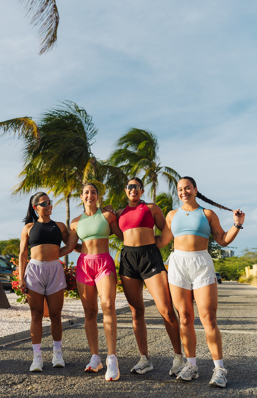 Hybrid sport bra
