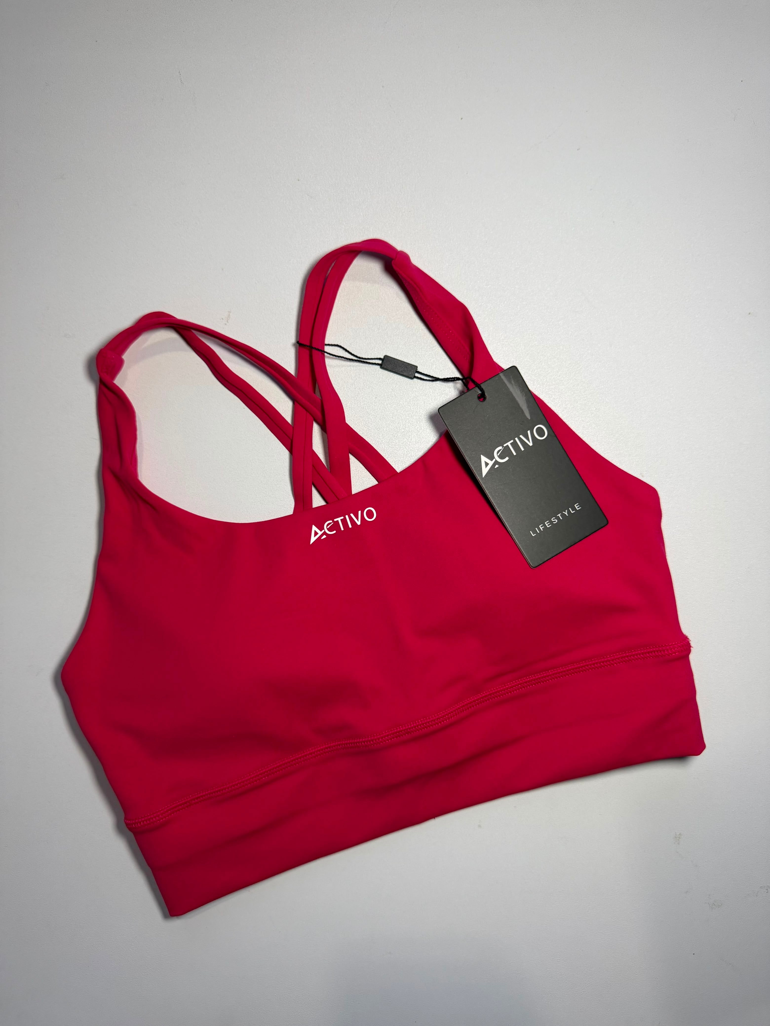 Cross back sport bra