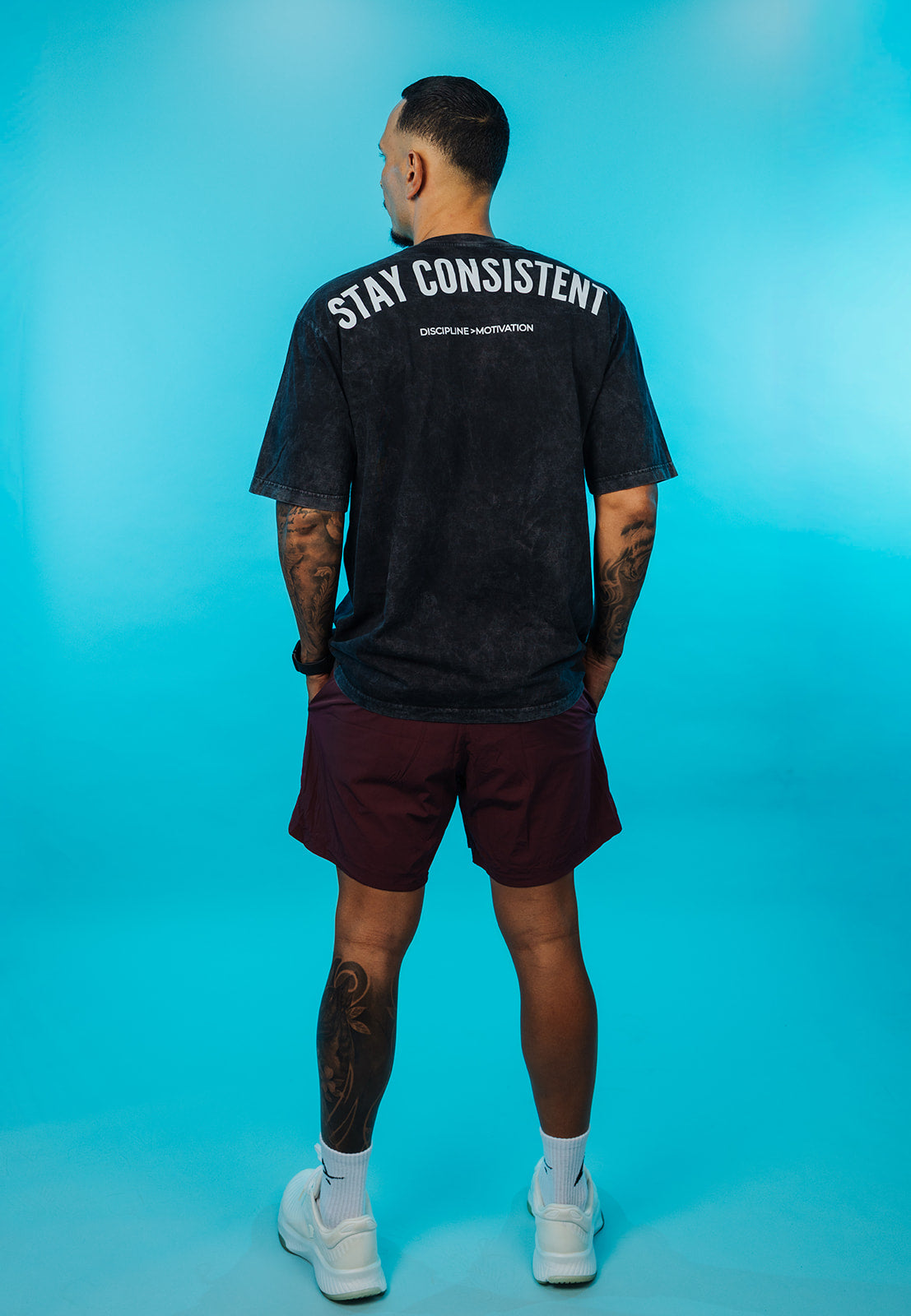 Stay consistent oversized tee