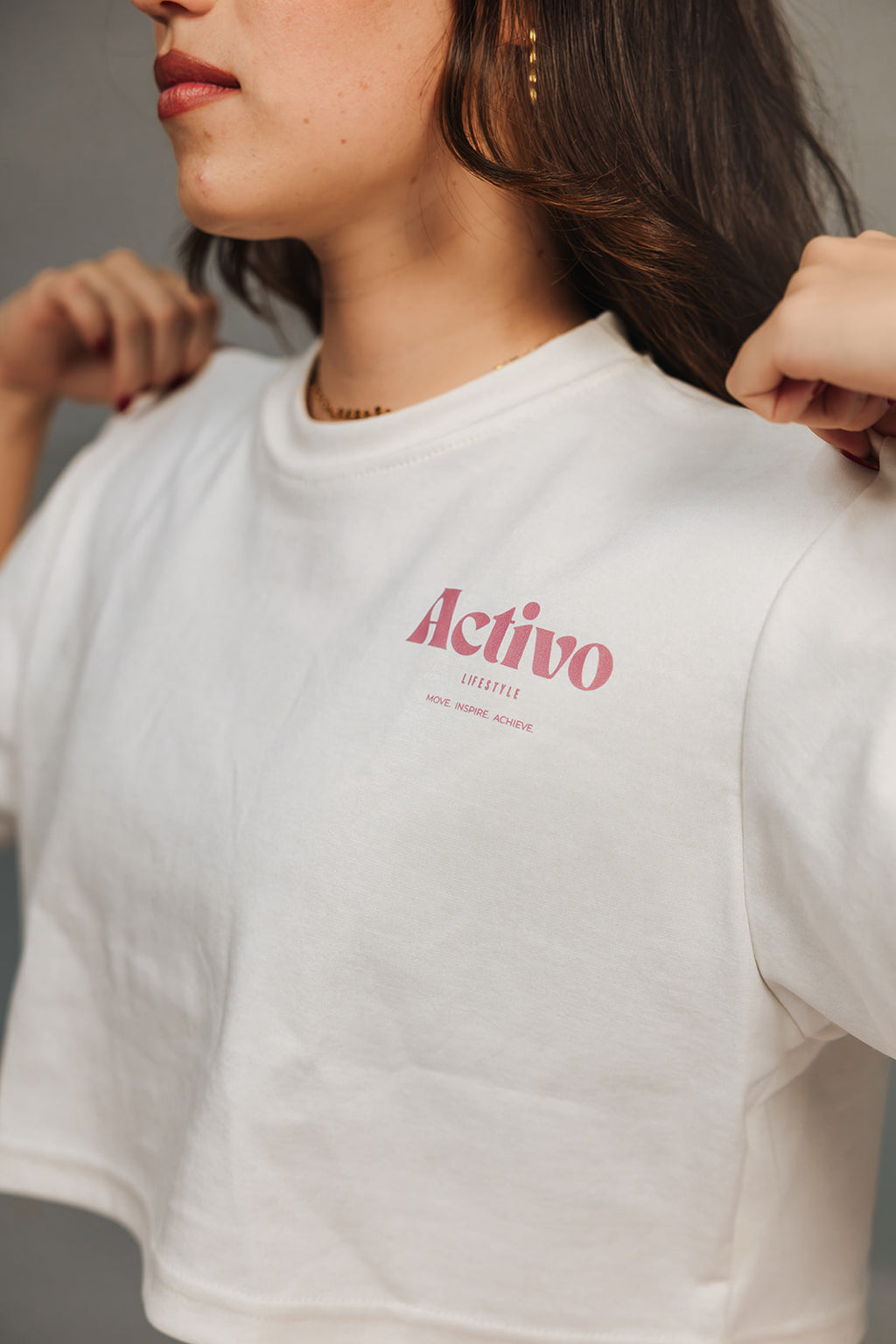 Lifestyle cropped tee