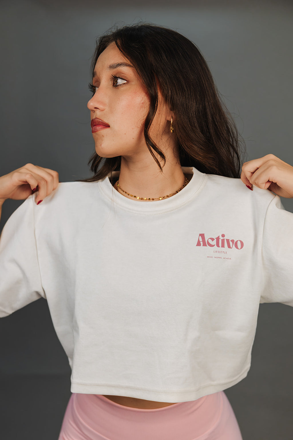 Lifestyle cropped tee