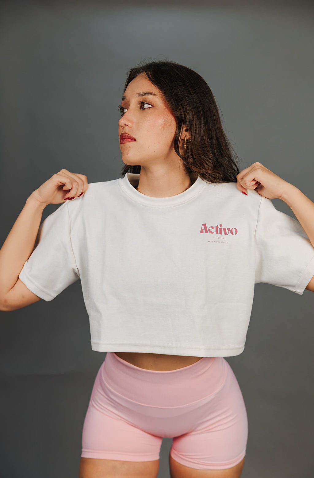 Lifestyle cropped tee