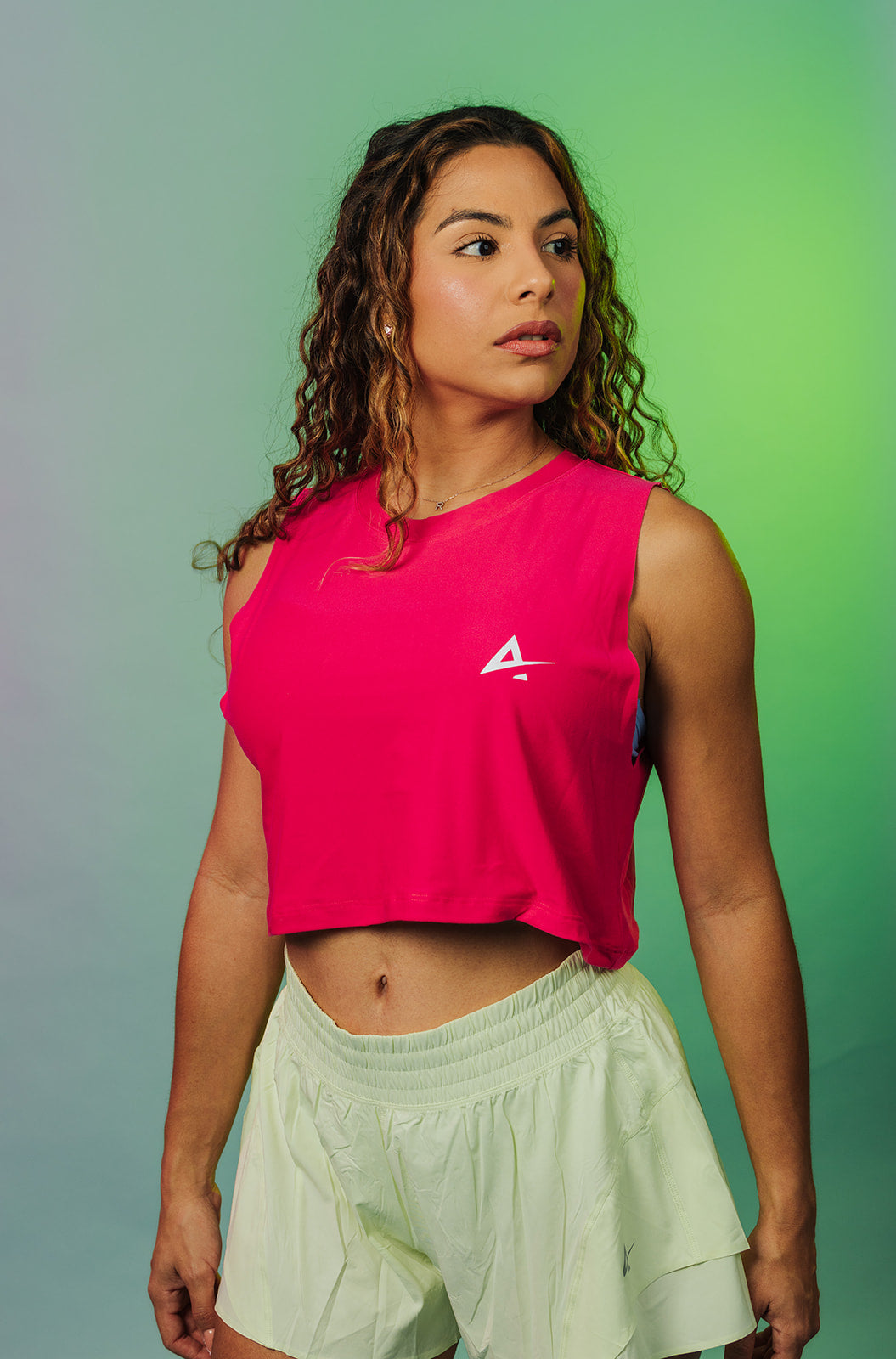 Lifestyle cropped tank top