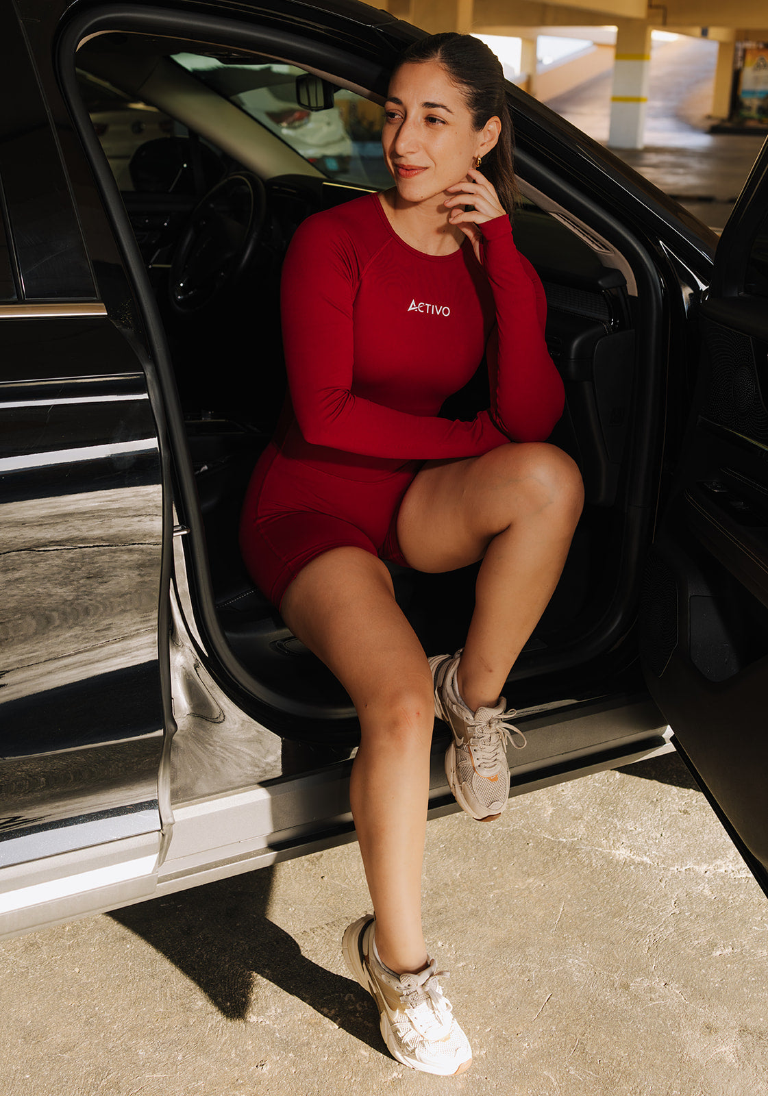 Empower long-sleeve romper