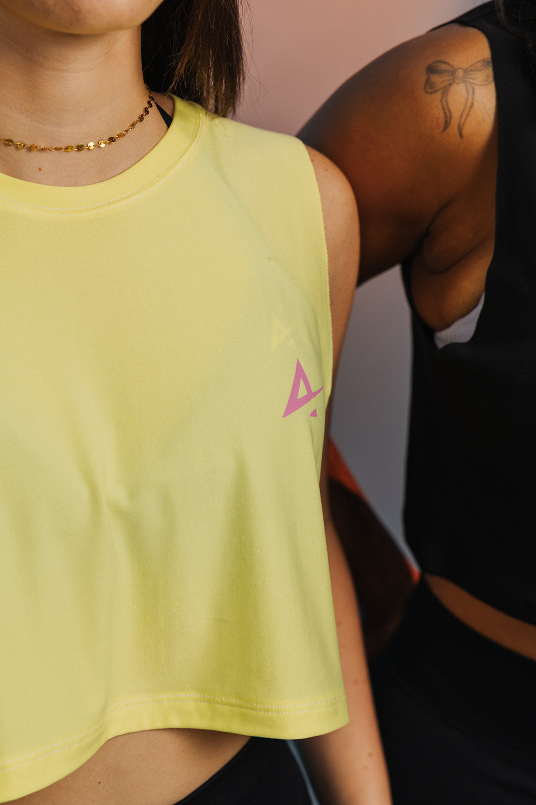 Lifestyle cropped tank top