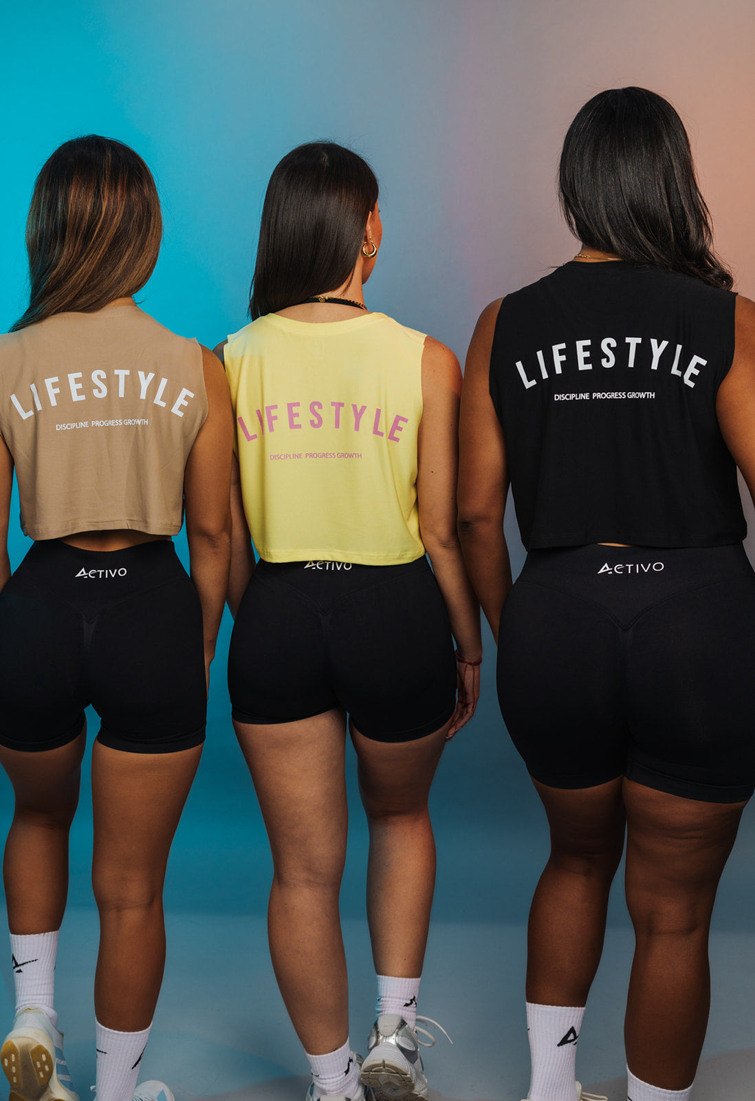 Lifestyle cropped tank top