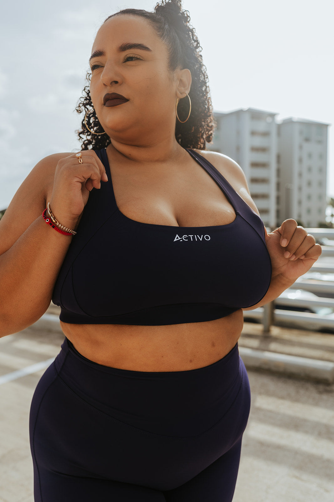 Curve sport bra